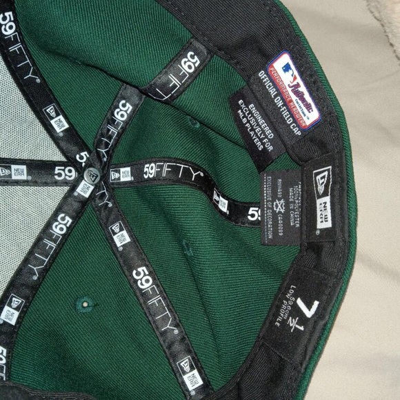 Oakland A’s athletics new era baseball cap size 7 1/2 - Picture 3 of 3